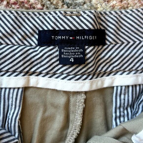 Tommy Hilfiger Women's Khaki Shorts Timeless Classic Preppy Casual Size 4 - Picture 10 of 12